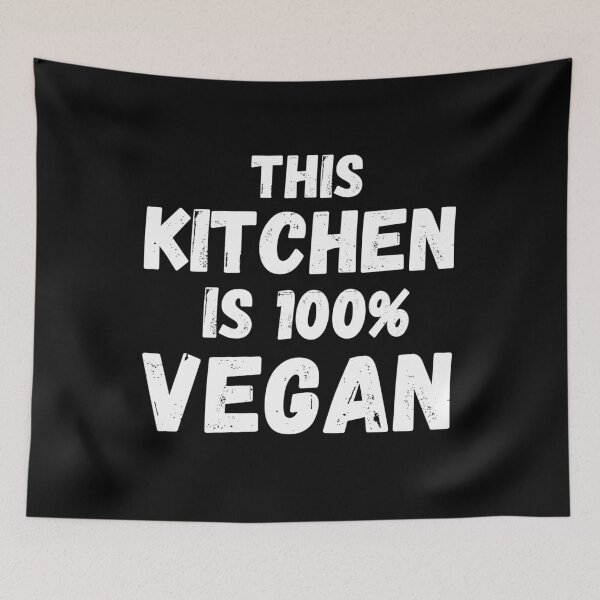 Item preview, THIS KITCHEN IS 100% VEGAN Vegan Cooking designed and sold by a-little-ink.
