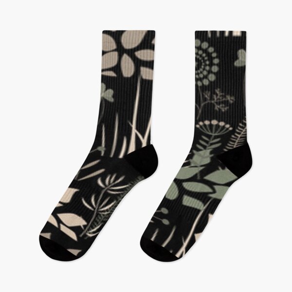 Item preview, black floral collection designed and sold by artisticaiysha.