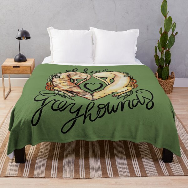 Item preview, I Love greyhounds designed and sold by FrictionMaxxing.