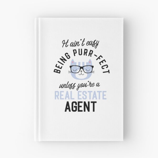 Item preview, Real Estate Agent Cat Gifts for Cat Lovers - It ain't easy being Purr Fect designed and sold by betternotes.