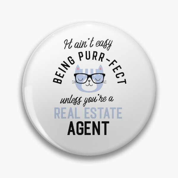 Item preview, Real Estate Agent Cat Gifts for Cat Lovers - It ain't easy being Purr Fect designed and sold by betternotes.