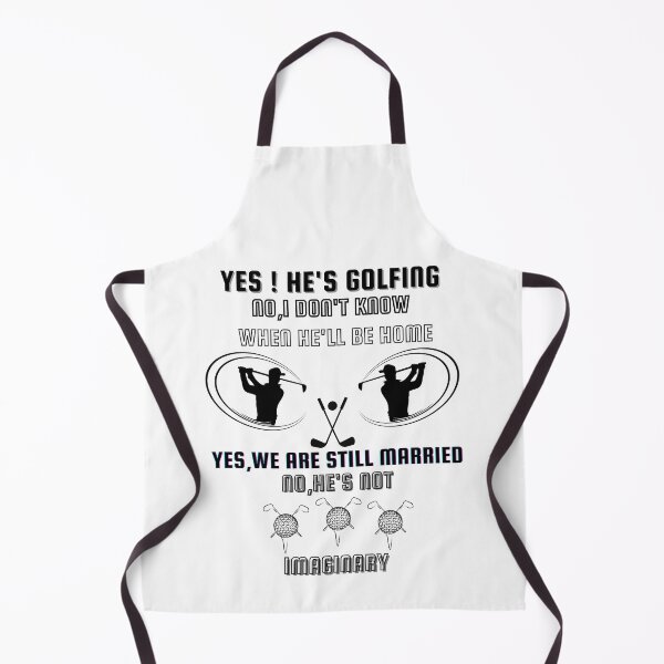 Item preview, Yes He's Golfing Funny Golf Quote, Golf Player, Golfer, Funny Golfing,best gift for golf player designed and sold by stylism.