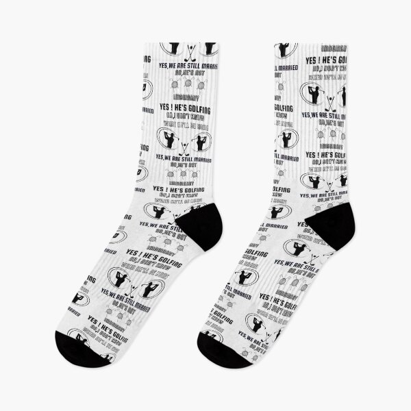 Item preview, Yes He's Golfing Funny Golf Quote, Golf Player, Golfer, Funny Golfing,best gift for golf player designed and sold by stylism.