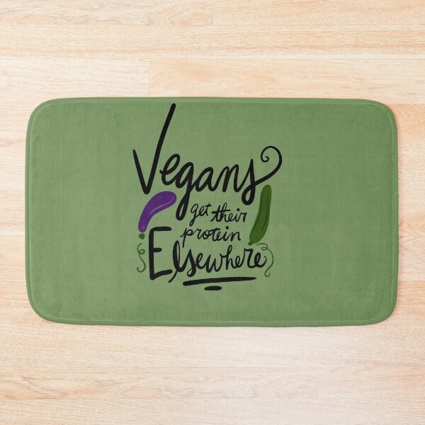 Item preview, Vegans get their protein elsewhere  designed and sold by FrictionMaxxing.