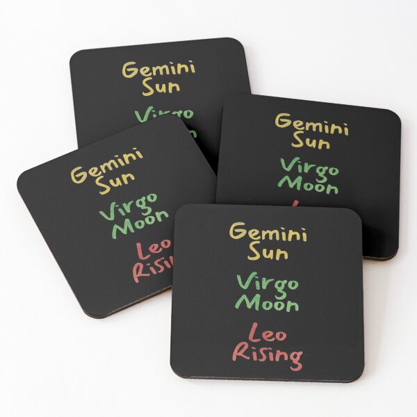 Item preview, Gemini Sun Virgo Moon Leo Rising Text designed and sold by leomooncreates.