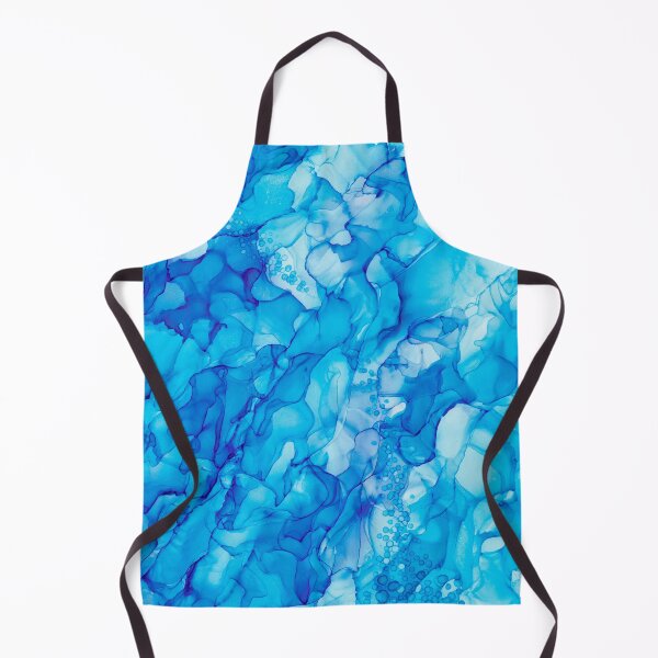 Item preview, Blue Abstract #6: Original Alcohol Ink Painting by Herzart designed and sold by herzart.
