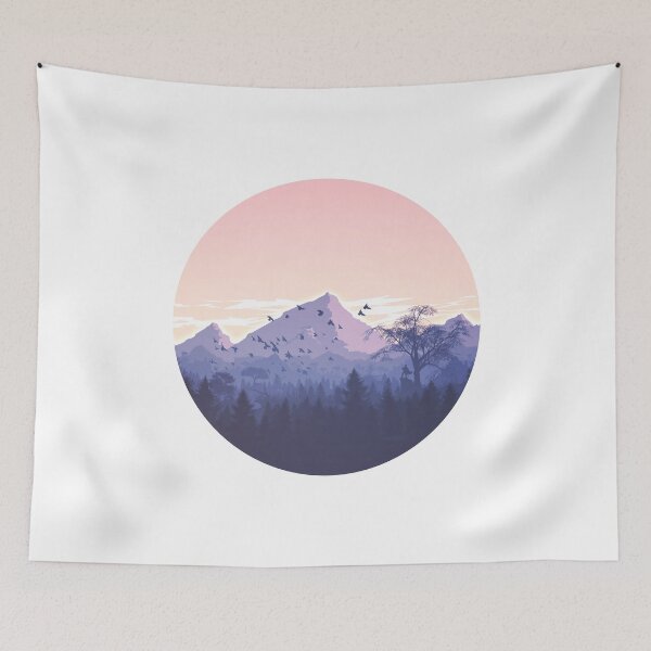 Item preview, Minimal Outdoor Mountains Sunset Design designed and sold by Seth's Tees.
