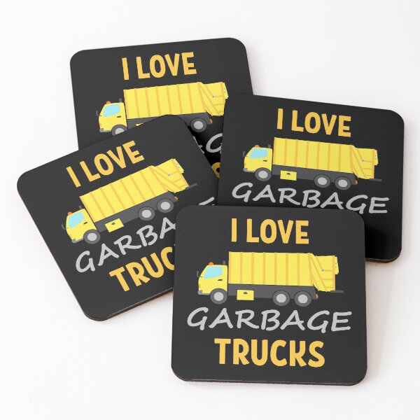 Item preview, Yellow Garbage Truck designed and sold by ToniaKroeger.