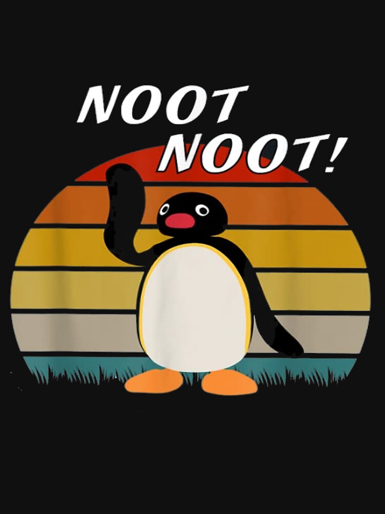 Imagen 7 de 7, Camiseta esencial con la obra Noot Noot Penguin Vintage Gift para hombres mujeres camiseta divertida, diseñada y vendida por BTGTEES.