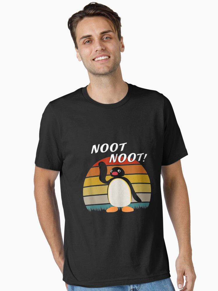 Imagen 1 de 7, Camiseta esencial con la obra Noot Noot Penguin Vintage Gift para hombres mujeres camiseta divertida, diseñada y vendida por BTGTEES.