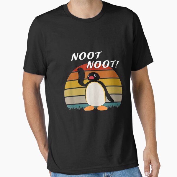 Vista previa del artículo con la obra «Noot Noot Penguin Vintage Gift para hombres mujeres camiseta divertida», diseñado y vendido por BTGTEES.