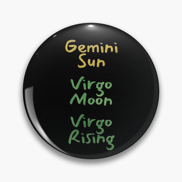 Item preview, Gemini Sun Virgo Moon Virgo Rising Text designed and sold by leomooncreates.