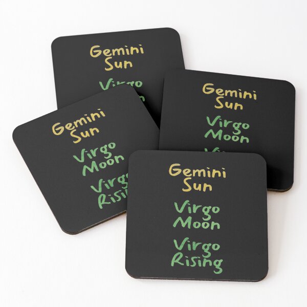 Item preview, Gemini Sun Virgo Moon Virgo Rising Text designed and sold by leomooncreates.