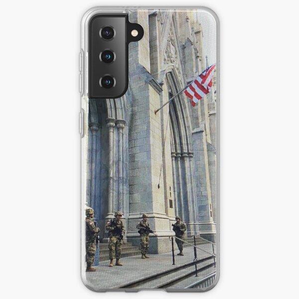Military at St. Patrick's Cathedral Samsung Galaxy Soft Case