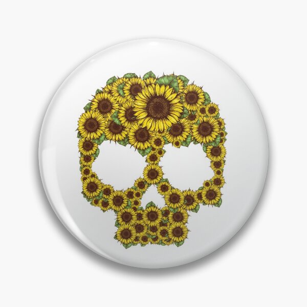 Item preview, Skull Sunflower Lovers Gift designed and sold by DebraGiftShop.