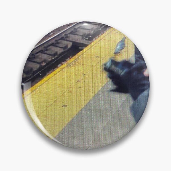 Item preview, Pigeon waiting for the NYC Subway on a Cold Wintry Day designed and sold by prapa.