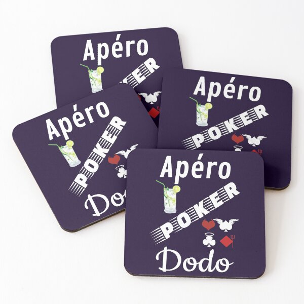 Item preview, apero poker dodo humor gift for navy blue background funny humor designed and sold by sex-sansbol.