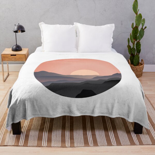 Item preview, Minimal Outdoor Mountains Sunset National Park Design designed and sold by Seth's Tees.