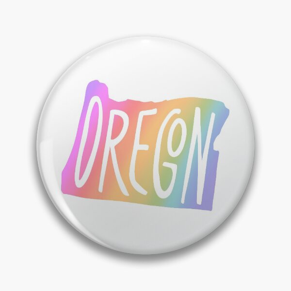 Item preview, Oregon State USA Outline Map (Rainbow) designed and sold by acatalepsys.