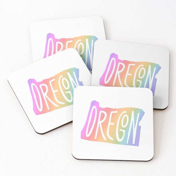 Item preview, Oregon State USA Outline Map (Rainbow) designed and sold by acatalepsys.