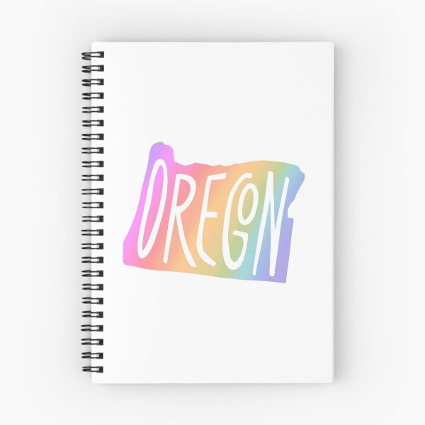 Item preview, Oregon State USA Outline Map (Rainbow) designed and sold by acatalepsys.