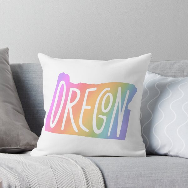 Item preview, Oregon State USA Outline Map (Rainbow) designed and sold by acatalepsys.