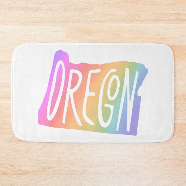 Item preview, Oregon State USA Outline Map (Rainbow) designed and sold by acatalepsys.