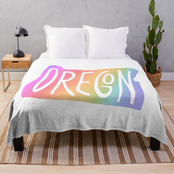 Item preview, Oregon State USA Outline Map (Rainbow) designed and sold by acatalepsys.