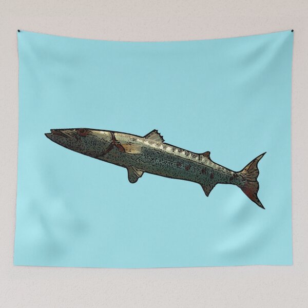 Item preview, Great Barracuda Black Alternate Print  designed and sold by designsasstultd.