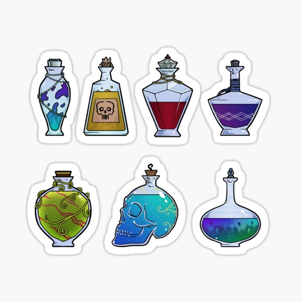 Stickers Harry, 200pcs Potion Stickers, Autocollant Harry, Harry