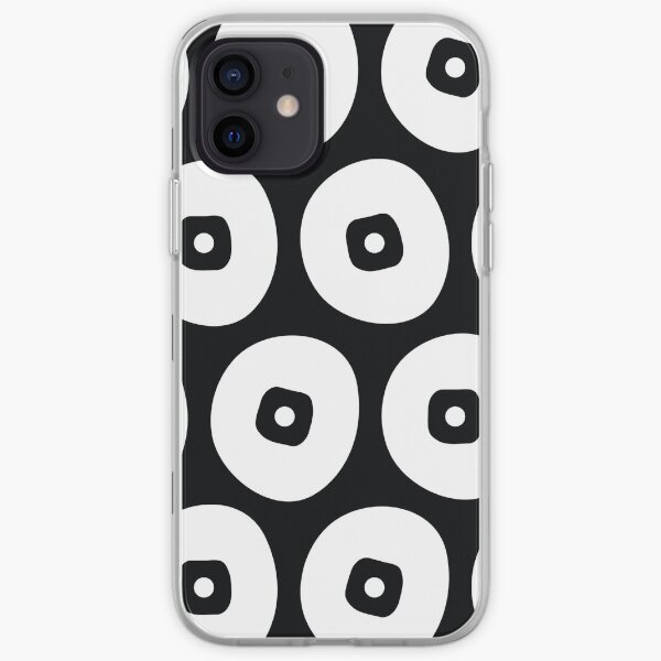Black and White Circles iPhone Soft Case