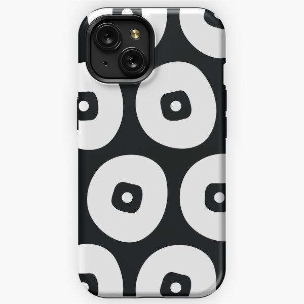 Black and White Circles iPhone Tough Case