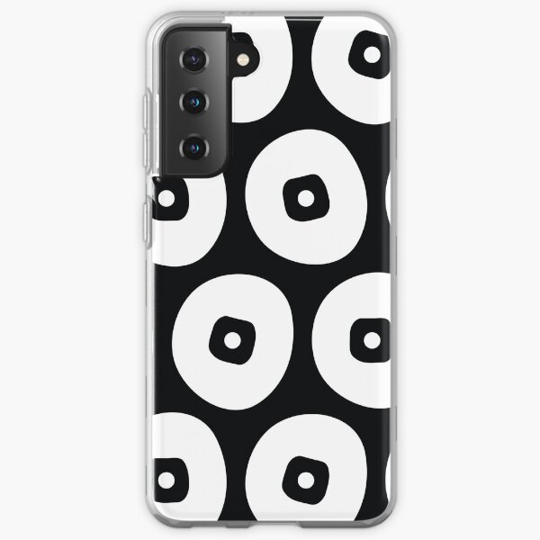 Black and White Circles Samsung Galaxy Soft Case