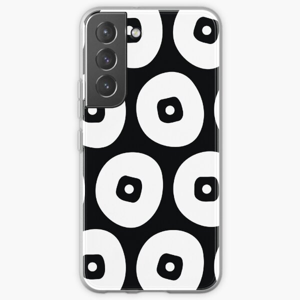 Black and White Circles Samsung Galaxy Soft Case