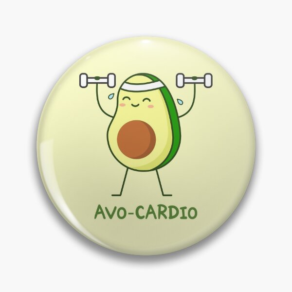 Item preview, Avo-cardio pun. Avocado lifts weights.  designed and sold by TashaVector.