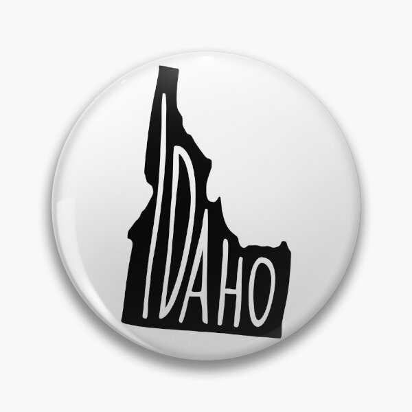 Item preview, Idaho State USA Outline Map (Black) designed and sold by acatalepsys.