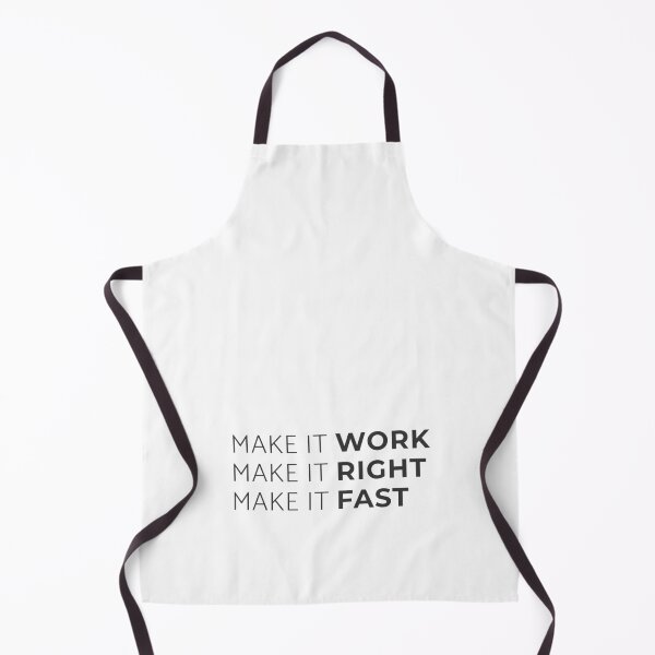 Item preview, Make it work, Make it Right, Make it Fast designed and sold by GraphitePen.