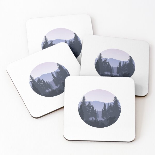 Item preview, Minimal Outdoor Mountains Night Time National Park Design designed and sold by Seth's Tees.