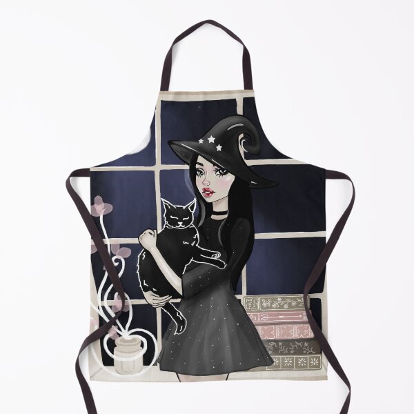 Item preview, The Witch and Her Cat designed and sold by witchlingart.