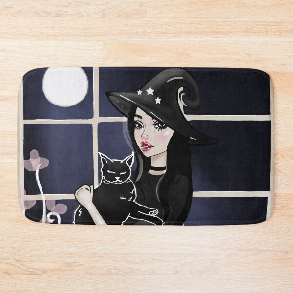 Item preview, The Witch and Her Cat designed and sold by witchlingart.