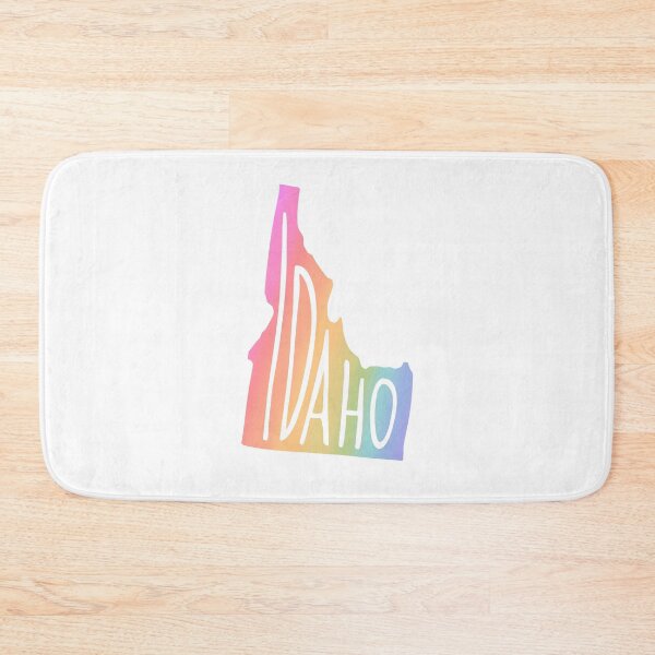 Item preview, Idaho State USA Outline Map (Rainbow) designed and sold by acatalepsys.
