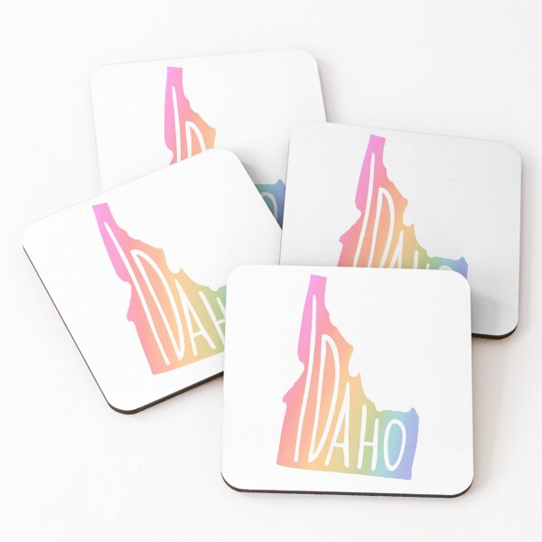 Item preview, Idaho State USA Outline Map (Rainbow) designed and sold by acatalepsys.