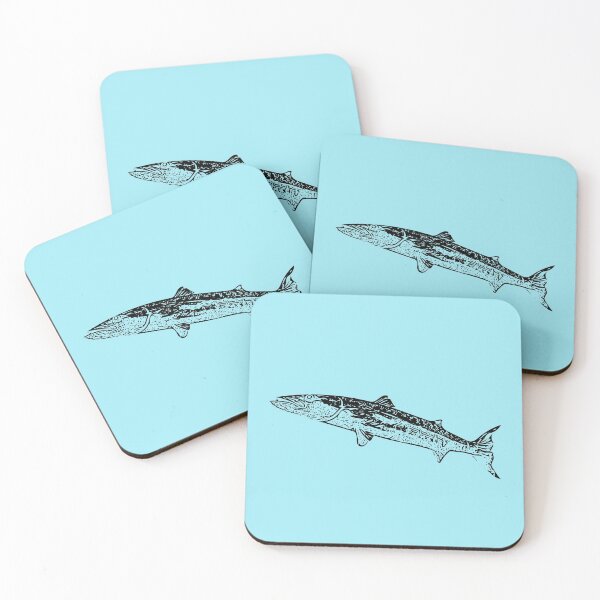 Item preview, Great Barracuda Black Print designed and sold by designsasstultd.