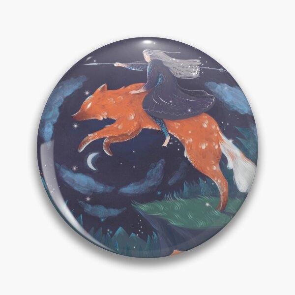 Item preview, SILVER FEATHER FOX warrior girl riding a fox Transparent Background designed and sold by morikoMomoko.
