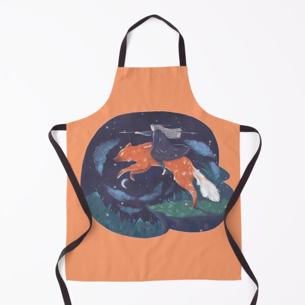 Item preview, SILVER FEATHER FOX warrior girl riding a fox Transparent Background designed and sold by morikoMomoko.