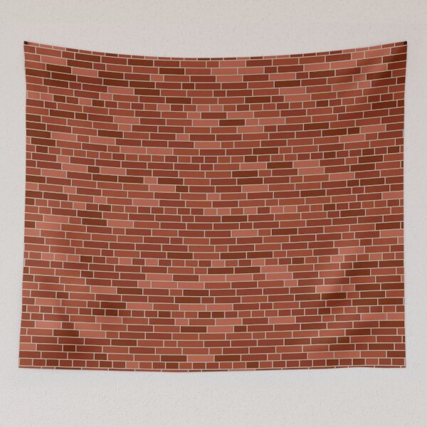 Item preview, Red brick wall print designed and sold by acidmit.