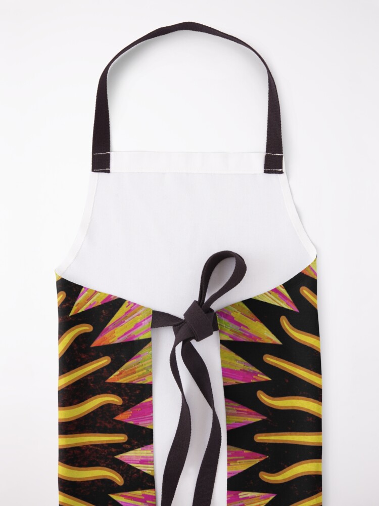 Alternate view of Psychedelic Sun Star / Bohemian Zen Hippie Festival Apron