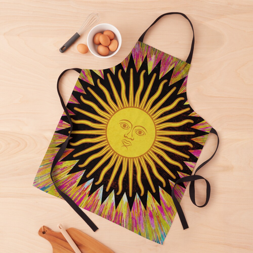 Psychedelic Sun Star / Bohemian Zen Hippie Festival Apron