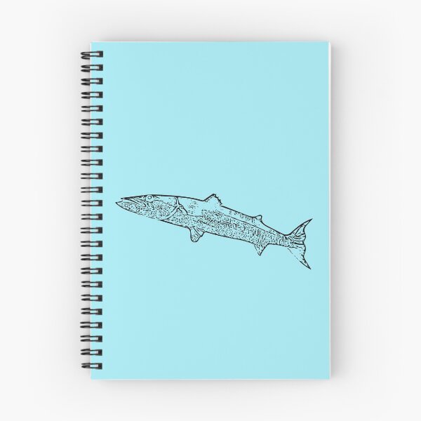 Item preview, Great Barracuda Thin Black Print designed and sold by designsasstultd.