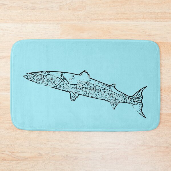 Item preview, Great Barracuda Thin Black Print designed and sold by designsasstultd.